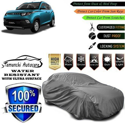 Tamanchi Autocare Car Cover For Mahindra KUV100 NXT G80 K8 Petrol(Grey)