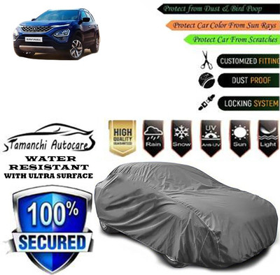 Tamanchi Autocare Car Cover For Tata Safari (7 Seater)(Grey)