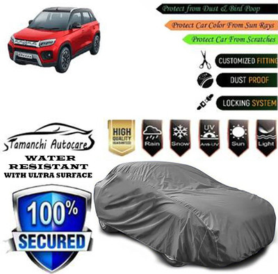 Tamanchi Autocare Car Cover For Maruti Suzuki Vitara Brezza ZDi Plus Dual Tone(Grey)