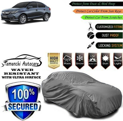 Tamanchi Autocare Car Cover For Honda Amaze S CVT Diesel(Grey)