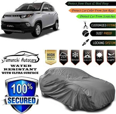 Tamanchi Autocare Car Cover For Mahindra KUV100 NXT G80 K6 Plus 5Str(Grey)