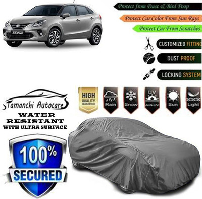 Tamanchi Autocare Car Cover For Toyota Glanza G CVT Petrol(Grey)