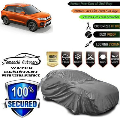 Tamanchi Autocare Car Cover For Maruti Suzuki Vitara Brezza LDi Option(Grey)
