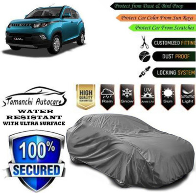 Tamanchi Autocare Car Cover For Mahindra KUV100 mFALCON G80 K2(Grey)