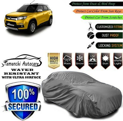 Tamanchi Autocare Car Cover For Maruti Suzuki Vitara Brezza VDi AMT Diesel(Grey)