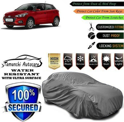 Tamanchi Autocare Car Cover For Hyundai Elite i20 Sportz Plus Dual Tone Petrol(Grey)