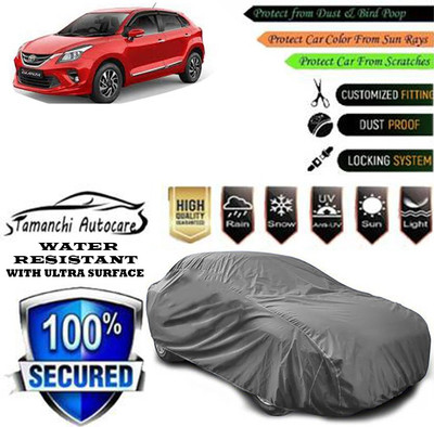 Tamanchi Autocare Car Cover For Toyota Glanza G Smart Hybrid Petrol(Grey)