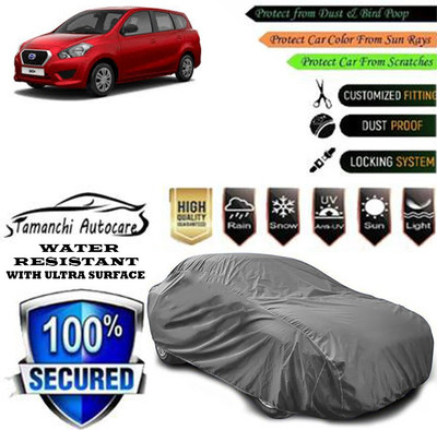 Tamanchi Autocare Car Cover For Datsun Go Plus D Petrol(Grey)