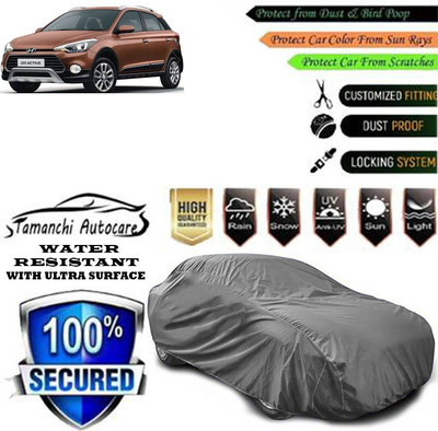 Tamanchi Autocare Car Cover For Hyundai i20 Active 1.4 SX with AVN(Grey)