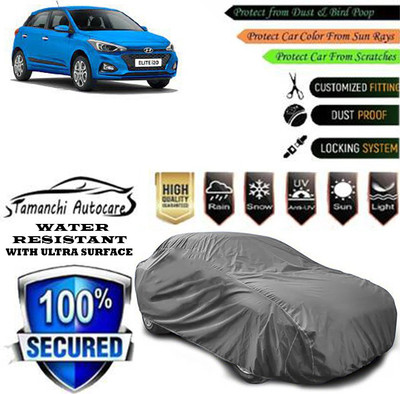 Tamanchi Autocare Car Cover For Hyundai Elite i20 Asta 1.4 CRDi(Grey)
