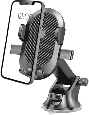 TANTRA Car Mobile Holder for Dashboard, Windshield(Black)