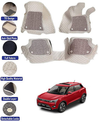 AutoRetail Leather 7D Mat For  Mahindra XUV 300(Beige)