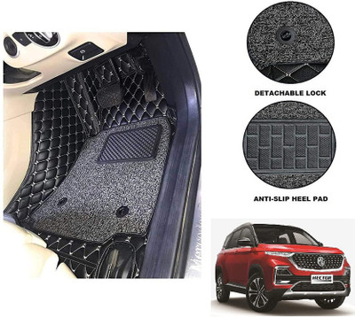 AutoRetail Leather 7D Mat For  MG Hector(Black)