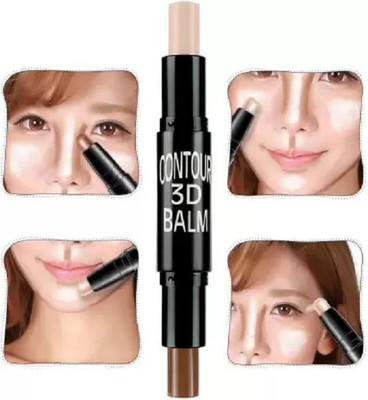 Aylily 2 IN 1 3D Highlighter For Face Concealer Contouring For Woman  Concealer(CLASSIC BEIGE, 6.5 g)