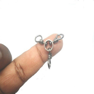 JUST ONE CLICK 3way1 Angling, Bait Casting Rolling Swivel(Set of  5)