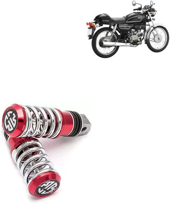 SEMAPHORE Spring Style Metal Bike Foot Rest For Bajaj Discover 125 DTS-i Foot Rest(Red)