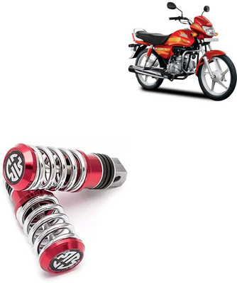 SEMAPHORE Spring Style Metal Bike Foot Rest For Yamaha GS Foot Rest(Red)