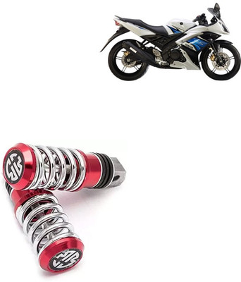 SEMAPHORE Spring Style Metal Bike Foot Rest For Yamaha SS 125 Foot Rest(Red)