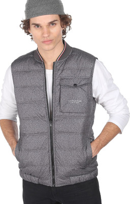 U.S. POLO ASSN. Sleeveless Self Design Men Jacket
