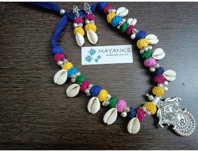 DebasreesMayank Fabric Multicolor Jewellery Set(Pack of 1)