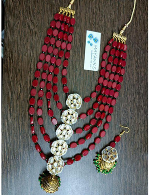 debasrees Fabric Multicolor Jewellery Set(Pack of 1)