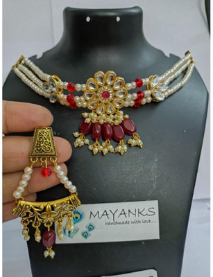 debasrees Fabric Multicolor Jewellery Set(Pack of 1)