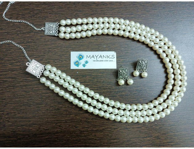 MAYANKS Fabric Multicolor Jewellery Set(Pack of 1)