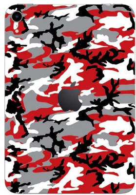 Orgic India Ipad Mini 6 Mobile Skin(Camo Red)