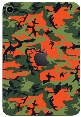 Orgic India Ipad Mini 6 Mobile Skin(Camo Green & RED)