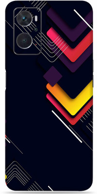 SkinoMania Oppo-K10 Mobile Skin(Multicolor Elbow-Abstract)