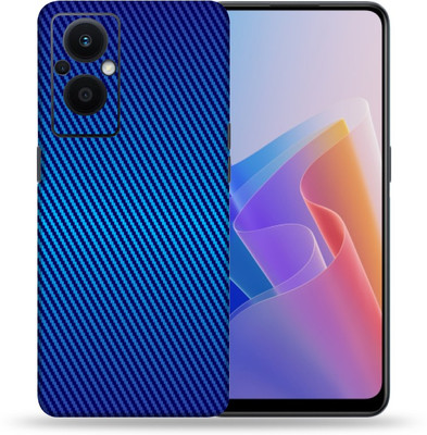 OggyBaba Oppo F21 Pro 5g, Carbon Fiber Blue Mobile Skin(Blue)
