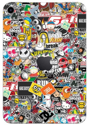Orgic India Ipad Mini 6 Mobile Skin(Sticker Bomb)