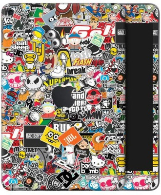 Orgic India Ipad Mini 5 Mobile Skin(Sticker Bomb)