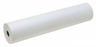 MM WILL CARE 1 Sheets unruled 24 X10 80 gsm Paper Roll(Set of 1, White)