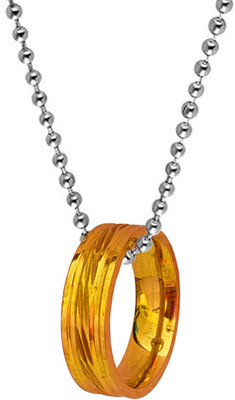 Shiv Jagdamba Dainty Modern Gold plated Ring Pendant Valentine Gift Gold-plated Stainless Steel Pendant