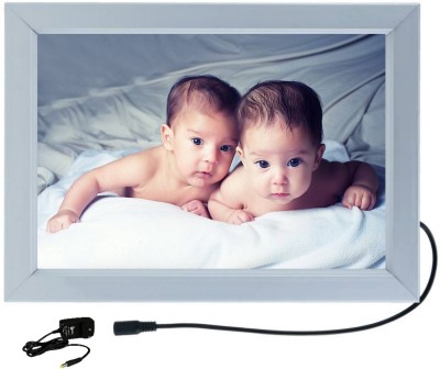 DESIGNING HUB BABY TWINS 03 MODEL NO-03, 18 inch ELECTRONIC LED FRAME(Silver)