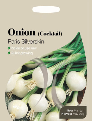 WILLVINE Onion Cocktail Paris Silverskin Seed(1000 per packet)