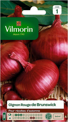 WILLVINE Seed Bag Red Onion Vilmorin Seed(300 per packet)