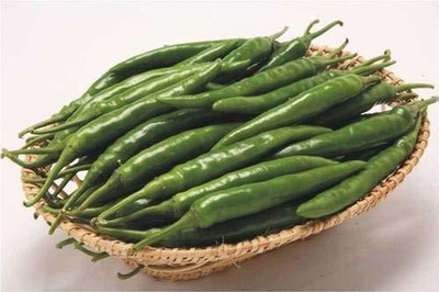 ActrovaX Long Green Mirch Chilli Pepper [4000 Seeds] Seed(4000 per packet)