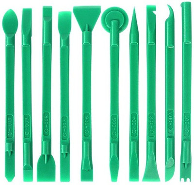 PAUS&MORK 10 IN 1 Antistatic ESD Nylon Plastic Spudger For Mobile Laptop PC Disassembly Hand Tool Kit(10 Tools)