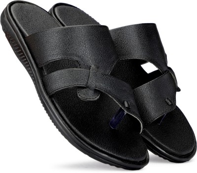 Blue Horse Men Sandals(Black , 6)