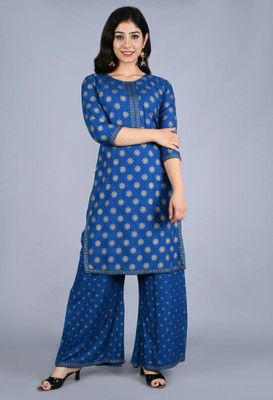 baigirathi international Women Kurta Palazzo Set