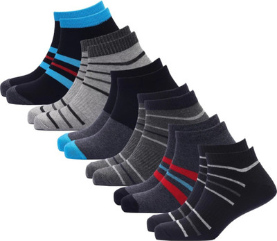Akeeta Men Striped Ankle Length(Pack of 6)