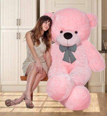 Tedstree 4 feet pink teddy bear / high quality / neck brow / cute and soft teddy bear  - 122 cm(Pink)