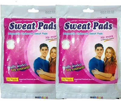ShopCircuit Twin Pack Self Stick Disposable Underarm Sweat Pads