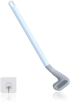 Melight Golf toilet shape brush with long holder with Holder(Blue)