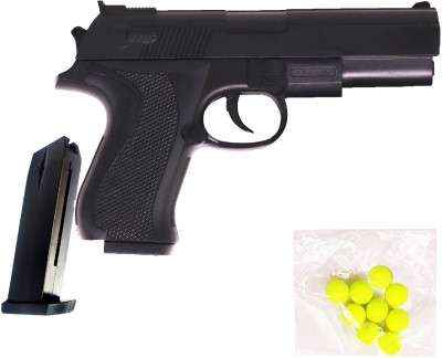 Aseenaa Air Pistol Toy Gun & Bullets For Boys Girls & Kids Safe Shooting Guns & Darts(Black)