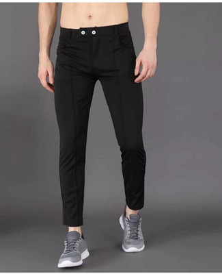 DIMAAZO Relaxed Men Black Trousers