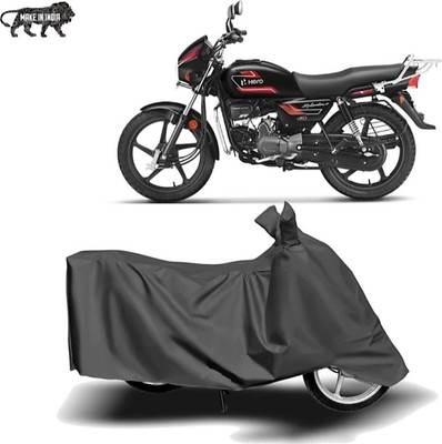 Mdstar Waterproof Two Wheeler Cover for Hero(MotoCorp Splendor Plus, Grey)