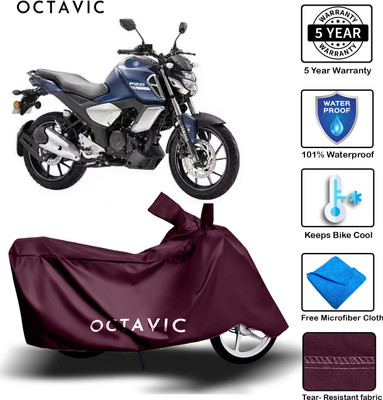 AUTOCAD Waterproof Two Wheeler Cover for Yamaha(FZ1, Black)